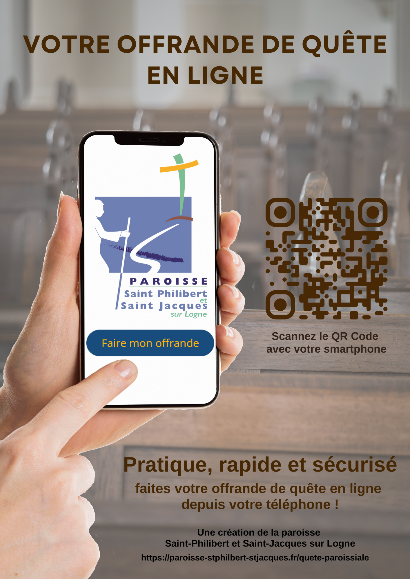 Nouveauté: votre offrande de quête en ligne !