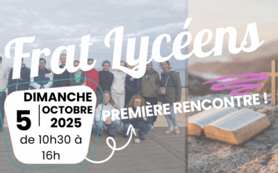 Frat’ des lycéens – Lancement le 5 octobre !
